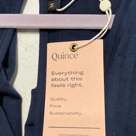 Quince Deep Blue Jumpsuit size M - Picture 4 of 5